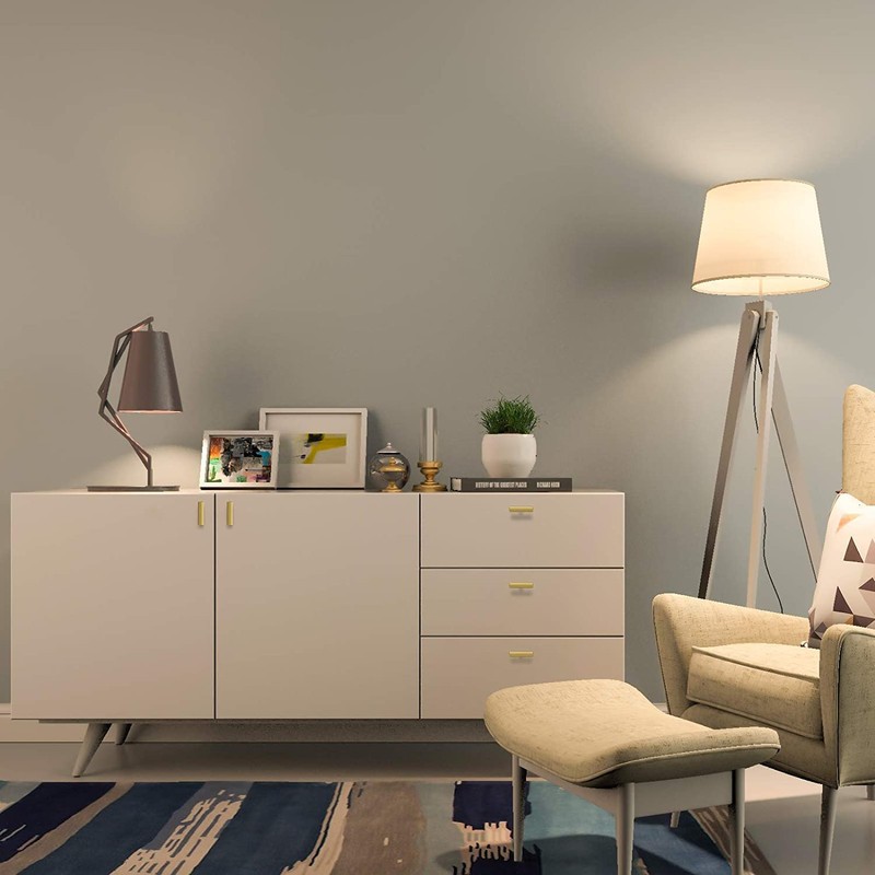 Haliwu 10 Pack Brass Gold Cabinet Knobs Kitchen Cabinet Knobs