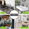 FAVSTOCK Silicone Faucet Handle Drip Catcher Tray Mat | Grey