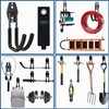 3-H Garage Wall Hooks, Tool Hooks, Double Hooks, Pack of
