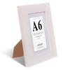 Fabian Clarke London® A6 Modern White Wooden Picture Photo Frame