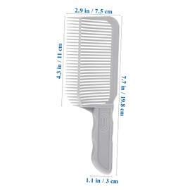 FOMIYES Fading Comb Hair Clipper Comb for Precise Barber Haircuts Hair Cutting Tool for Men Salon-grade Design Arc-shaped Edge for Efficient Trimming and Positioning