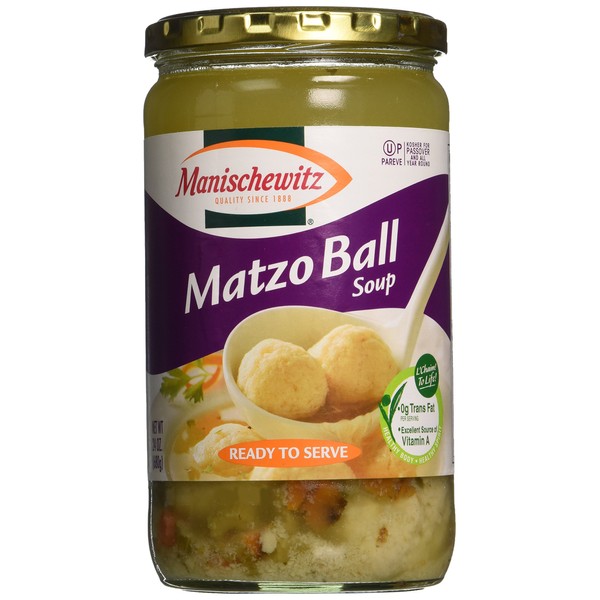 Manischewitz Matzo Ball Soup Jar,24-ounces (Pack of3)