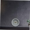 ORFOFE 1pc Industrial Style Mute Clock Light Grey Desktop Clock