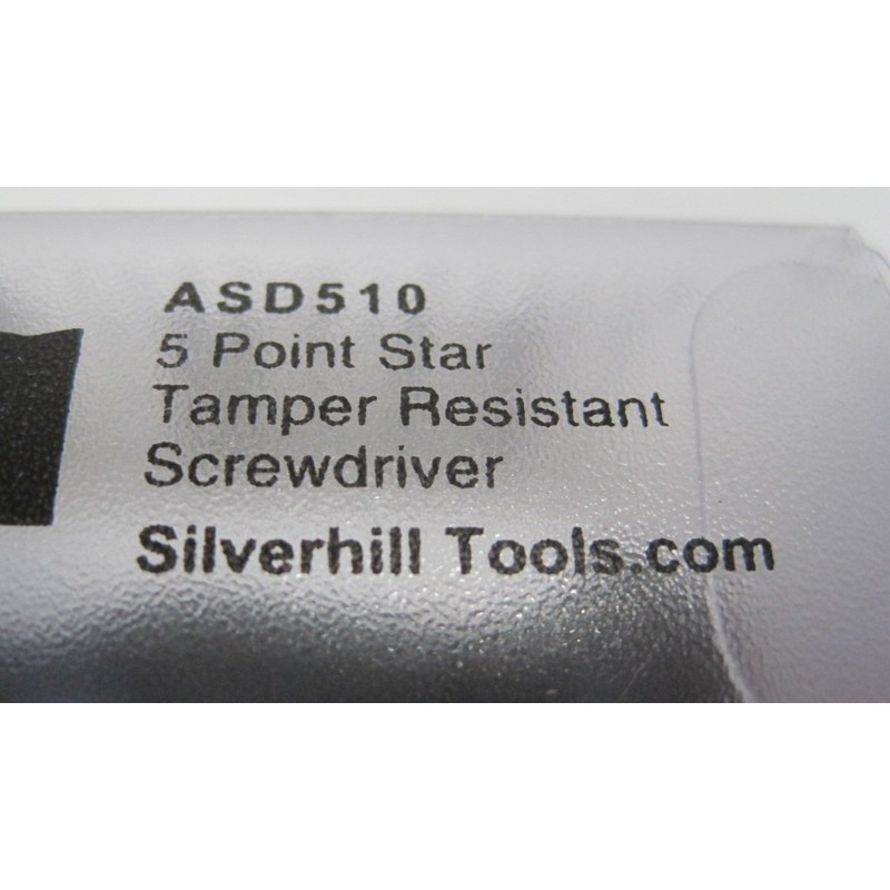 Silverhill Tools ASD510 5 Point Star Pentalobe Screwdriver in Size-TS10