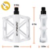 boruizhen Aluminium CNC Bike Platform Pedals Lightweight Road Cycling Bicycle