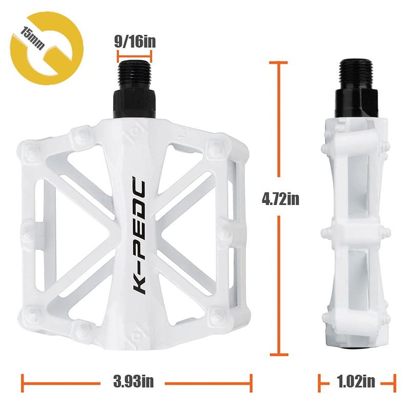 boruizhen Aluminium CNC Bike Platform Pedals Lightweight Road Cycling Bicycle