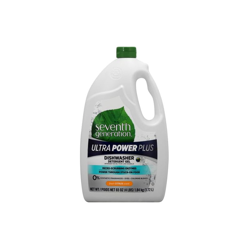 Seventh Generation Ultra Power Plus Auto Dish Gel, Fresh Citrus