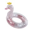 Inflatable Swimming Ring with Sequins Thickened PVC Kids Pool Float