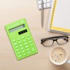 1Pc Green Basic Standard Calculators Mini Digital Desktop Calculator with