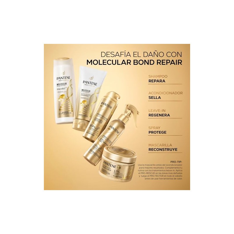 Pantene PRO-V Science Shampoo Molecular Bond Repair para Cabello muy
