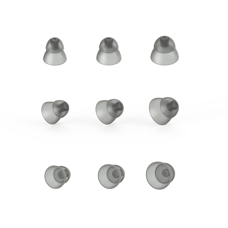 Resound Compatible Hearing Aid Domes Smoky Power Dome Ear Tips
