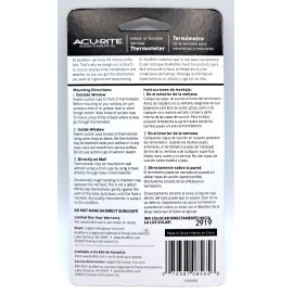 AcuRite Outdoor Window Suction Cup Thermometer BUTTERFLY 4x2 inch