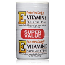 Fruit Of The Earth Bogo Cream Vitamin-E 4oz. Jar (6 Pack) by Fruit of the Earth