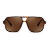FEISEDY Retro Square Aviator Sunglasses Women Men 70s Vintage Trendy