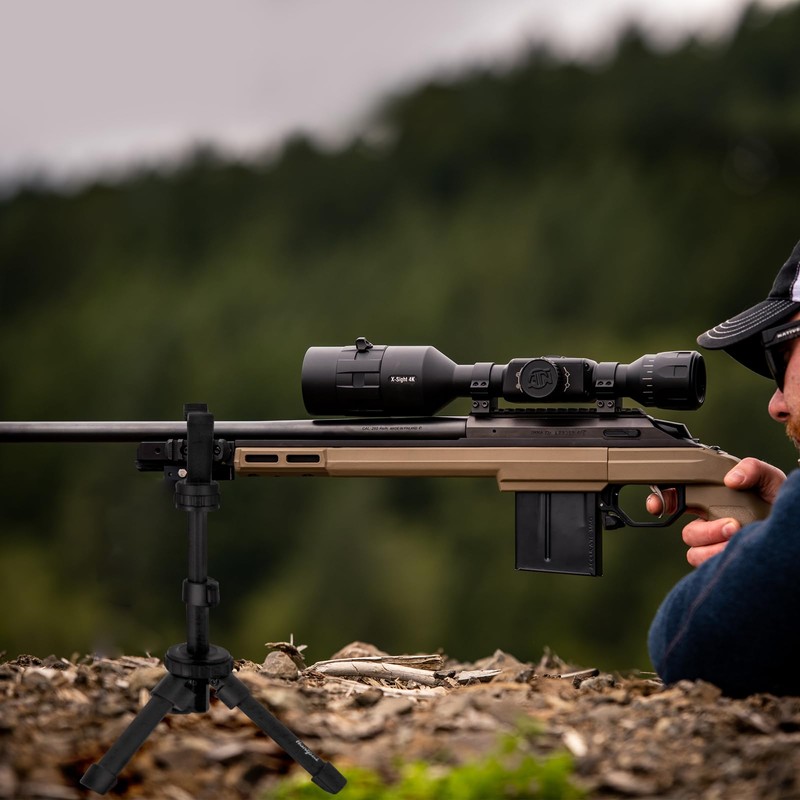 HUNTPAL Portable Shooting Tripod Rapid Shooting Stick Gun Rifle Rest