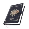 B6 Notebook Combination Lock Black Gold Retro 240 Pages Smoothing