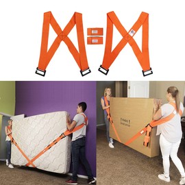 Warmiehomy Moving Straps Lifting and Moving Straps Lifting Straps for 2 Movers Furniture Lifting Straps(2-Persons) Large load-bearing & No Back Pain