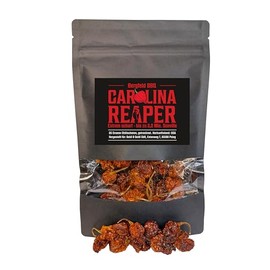 Bergfeld BBQ - Carolina Reaper pods 25 g - dried whole pods - up to 2.2 million Scoville - the sharpest chilli in the world - hell-sharp