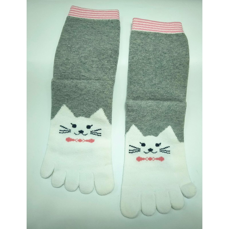 seemehappy Women Funky Toe Socks Ankle High (08)