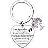 HULALA Daddy to Be Keyring Keychain Father's Day Gifts from