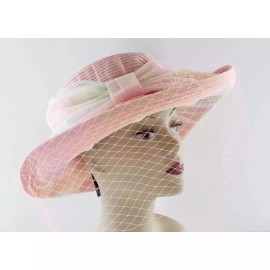 Bellissima Fine Millinery Fancy Sequined Wedding Church Hat $70 Tags #HT213