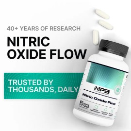 Nitric Oxide Supplement for Blood Flow & Cardiovascular Health Amino Acid Booster Fitness Recovery Support Dietary Capsules
