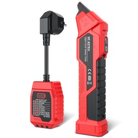 NOYAFA NF-827EU Socket Tester, Fuse Finder with RCD Test and Indicator Light, Circuit Finder, Non-Contact Voltage Tester, 6 Fault Diagnostic Functions, Leak Voltage and Current Indicator