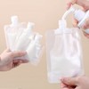 Empty Portable Cosmetic Tube Container for Sub-packaging Transparent/100ml 11ea