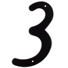 Stone Harbor Hardware Smooth House Number, #3, 4 Inches, Matte