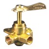 Moeller Fuel Tank Three-Way Valve (1/4", Brass)