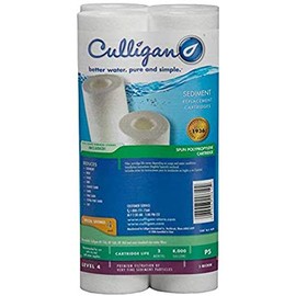 Culligan P5-4PK P5 Whole House Premium Water Filter, 8,000 Gallons, Value 4-Pack, White, 4 Count (Pack of 1)