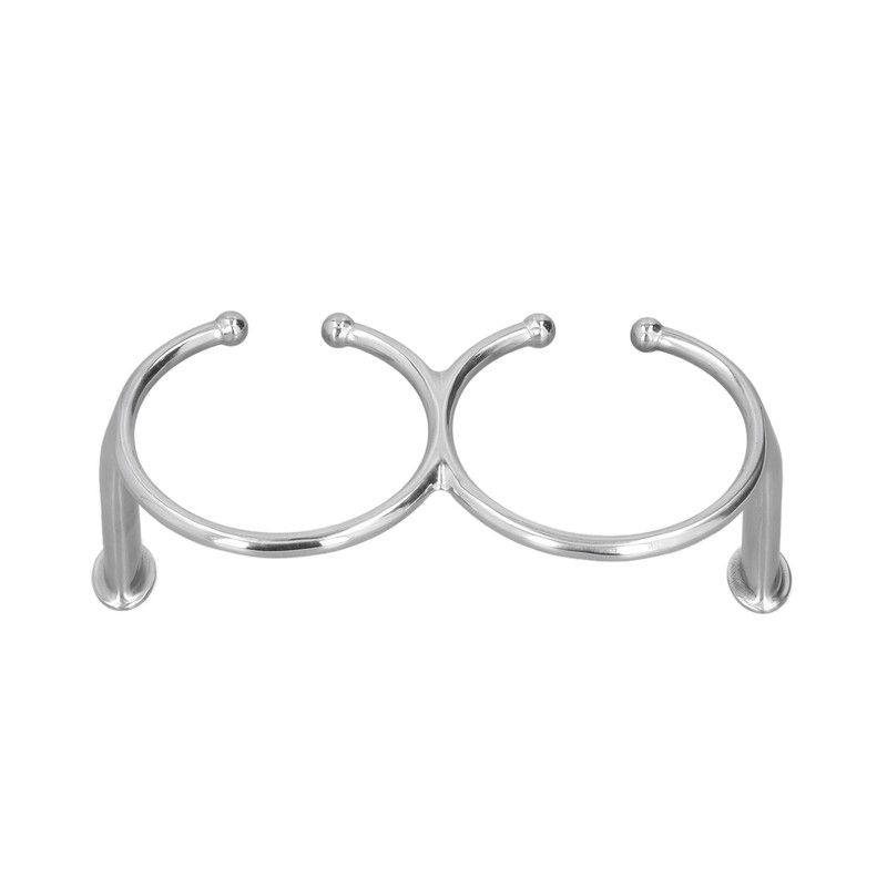 Double Open Ring Cup Holder 316 Stainless Steel Universal for