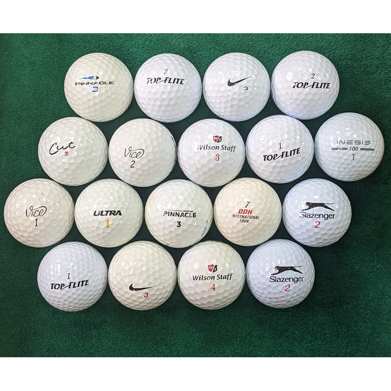 Longridge Lake Balls Mix Brands 18 Ball Bag