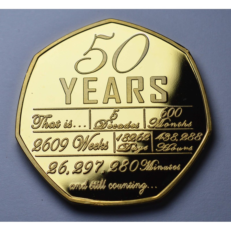 The Commemorative Coin Company On Our 50th GOLDEN WEDDING ANNIVERSARY