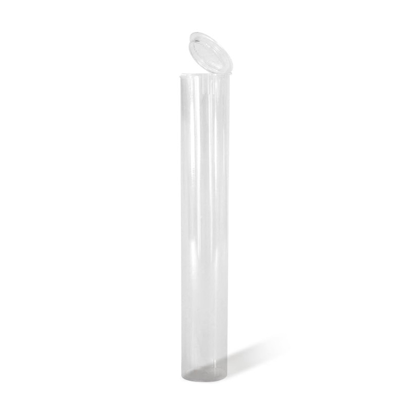 Packlahoma 500 Pcs 116mm Tubes Clear Plastic Squeeze Tubes with