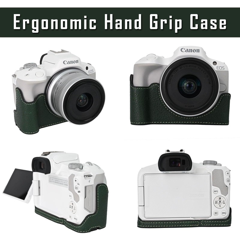 Camera Case for Canon EOS R50 Camera Half Cover Case