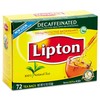 Lipton Hot Tea Black Decaffeinated 72 count