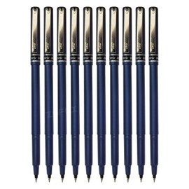 HF830 Fineliner Pens, BLACK, Fine Point (0.5mm), Pack of 10, Ideal for Drawing Sketching Writing Colouring Calligraphy Illustration, iZOFAX Black Ball Pen