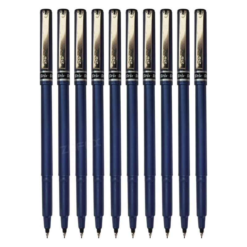 HF830 Fineliner Pens, BLACK, Fine Point (0.5mm), Pack of 10,