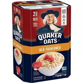 Quaker 4 Pack - Quaker Old Fashioned Oats 160 oz., 2 pk.