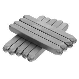 Operitacx 9pcs Heart Design Steel Stamps for Jewelry Leather and Wood Crafting Punch Stamping Tools for Creative Projects Easy Storage and Organization