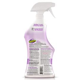 OdoBan Ready-to-Use Disinfectant and Odor Eliminator, Set of 12 Spray Bottles, 32 Ounces Each, Lavender Scent