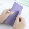 Purple 2-Layer Cash Envelope Wallet, Money & Credit Card Organizer
