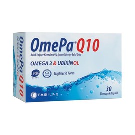 Omepa-Q10 Omega3 & Ubiquinol 30 Kapsül