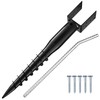 CRIZTA Premium No Dig Ground Anchor DIY Screw in U-Model