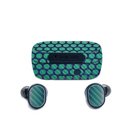 MightySkins Carbon Fiber Skin for Skullcandy Sesh True Wireless Earbuds - Spots | Protective, Durable Textured Carbon Fiber Finish | Easy to Apply, Remove, and Change Styles | Made in The USA