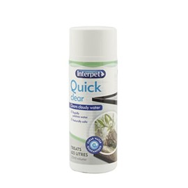 Interpet Quick Clear Aquarium Fish Tank Treatment, 125 ml, Rapidly Clears Cloudy Water, Natural and Safe Ingredients, for Freshwater Aquariums
