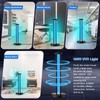 Qualirey UV Light with UV Safety Glasses, 100W Ozone Free