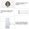 Buachois Air Conditioner Exhaust Hose Connector, ABS Material, Grey, 5.9"