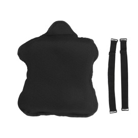 Keenso Motorcycle Gel Seat Cushion, Mesh Cover Shock Absorption Breathable Cooling Seat Pad Cover for Motorbike seat cover